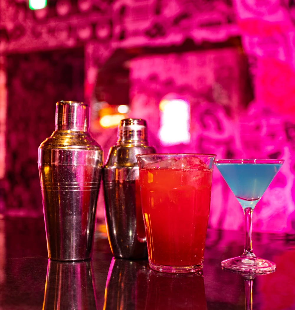 Shaken Cocktail selection at GHOST Osaka